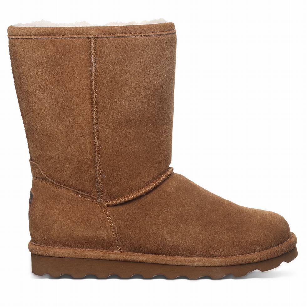 Bearpaw Elle Short Wide Stiefel Damen Braun | XDI5296ZW