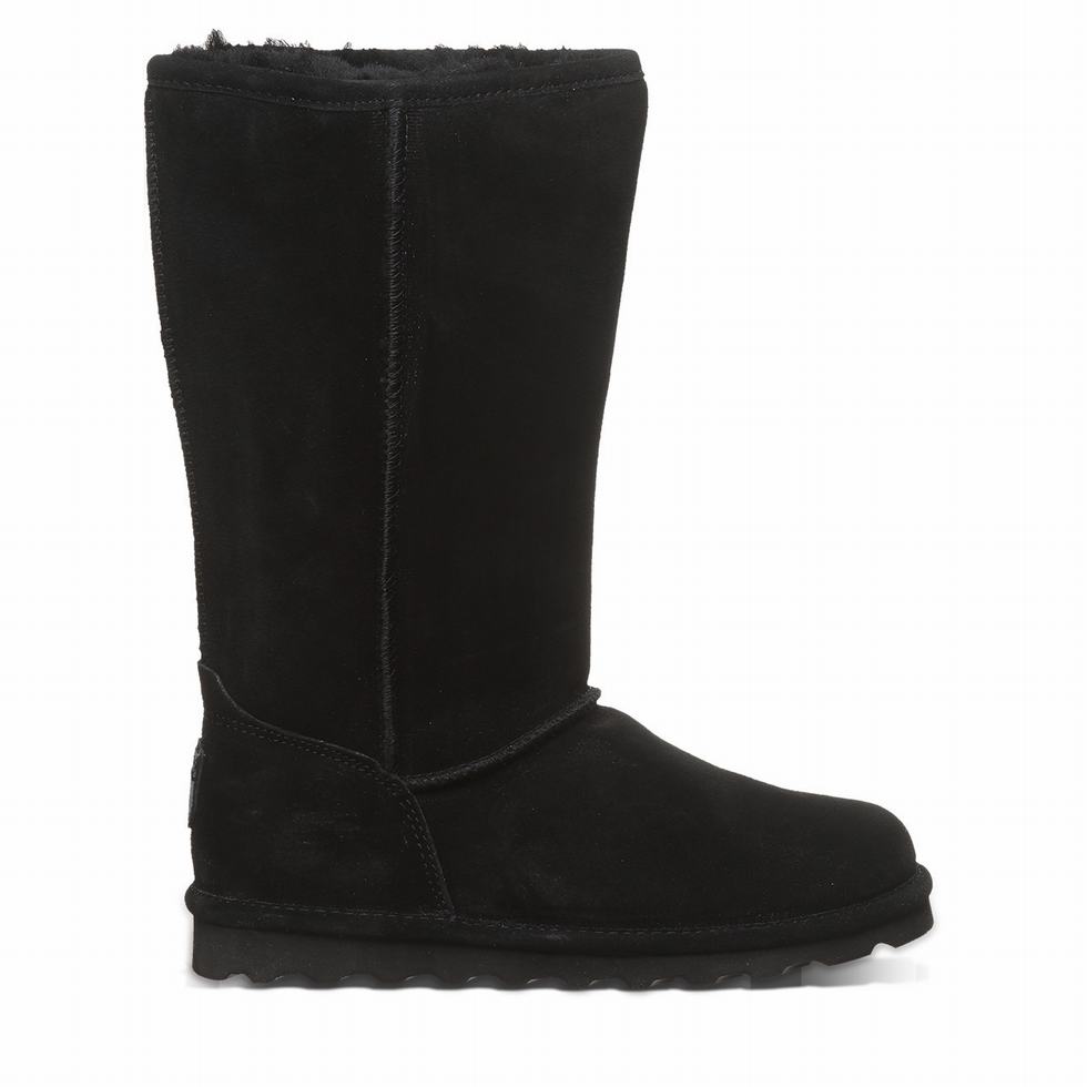 Bearpaw Elle Tall Stiefel Damen Schwarz | WZI100100BE