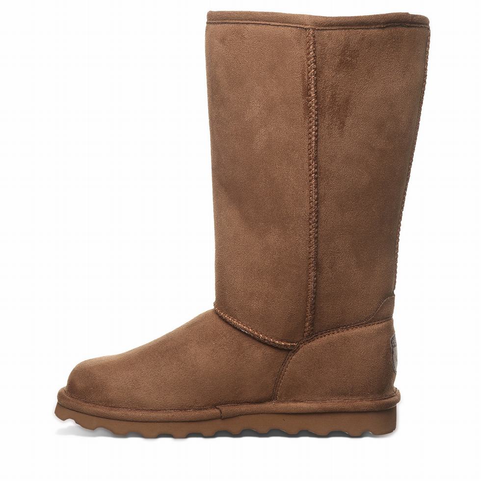 Bearpaw Elle Tall Vegan Stiefel Damen Braun | CDW2766DJ