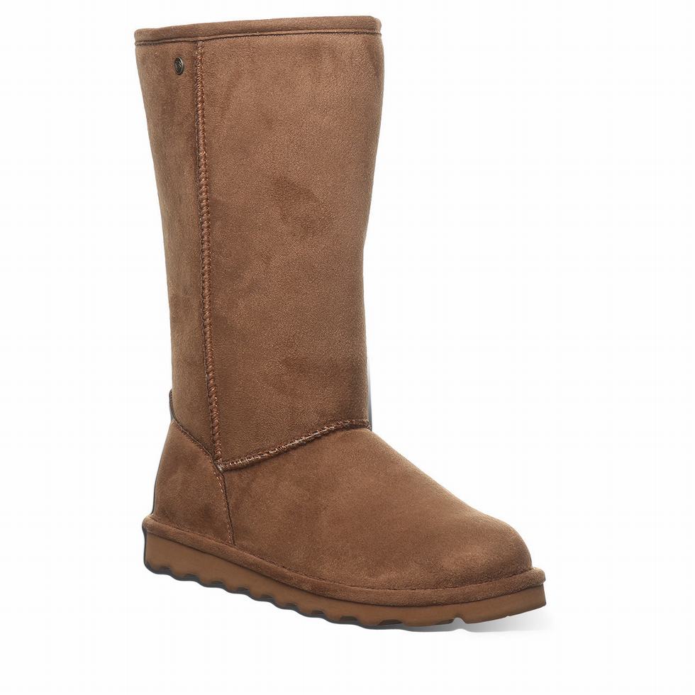 Bearpaw Elle Tall Vegan Stiefel Damen Braun | CDW2766DJ