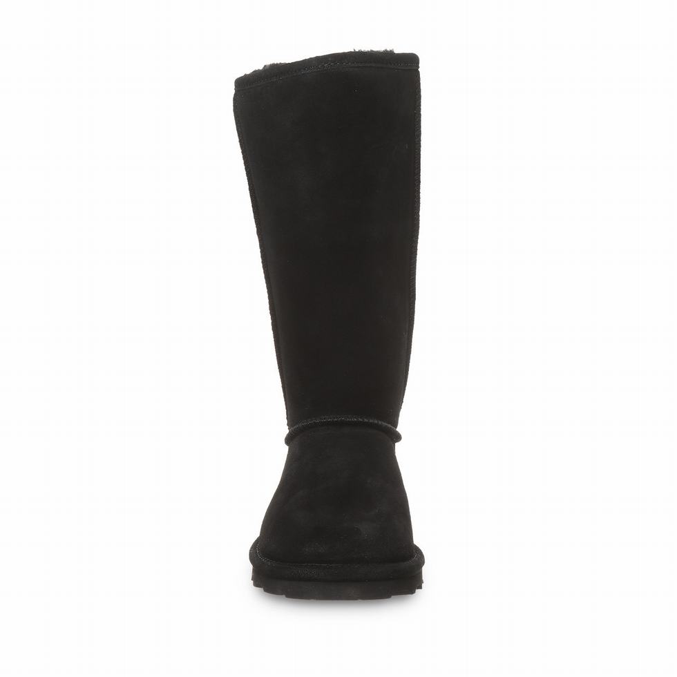 Bearpaw Elle Tall Wide Stiefel Damen Schwarz | WYE4835VE