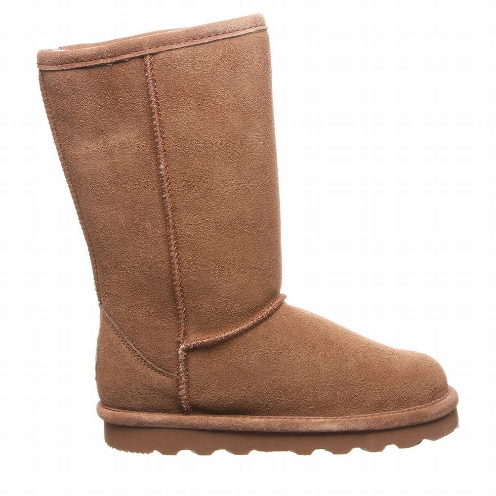 Bearpaw Elle Tall Youth Stiefel Kinder Braun | QBM9710YG