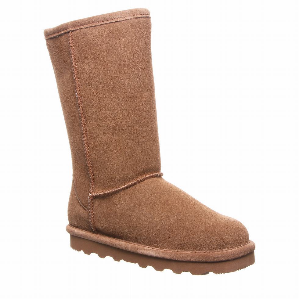 Bearpaw Elle Tall Youth Stiefel Kinder Braun | QBM9710YG