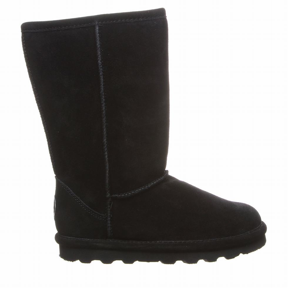 Bearpaw Elle Tall Youth Stiefel Kinder Schwarz | FAS1898AO