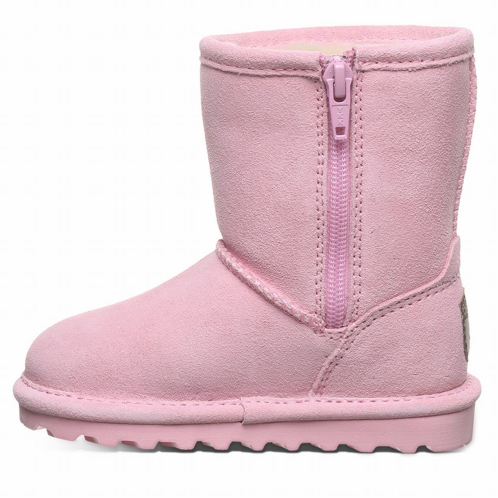 Bearpaw Elle Toddler Zipper Stiefel Kinder Rosa | EOY93100BS