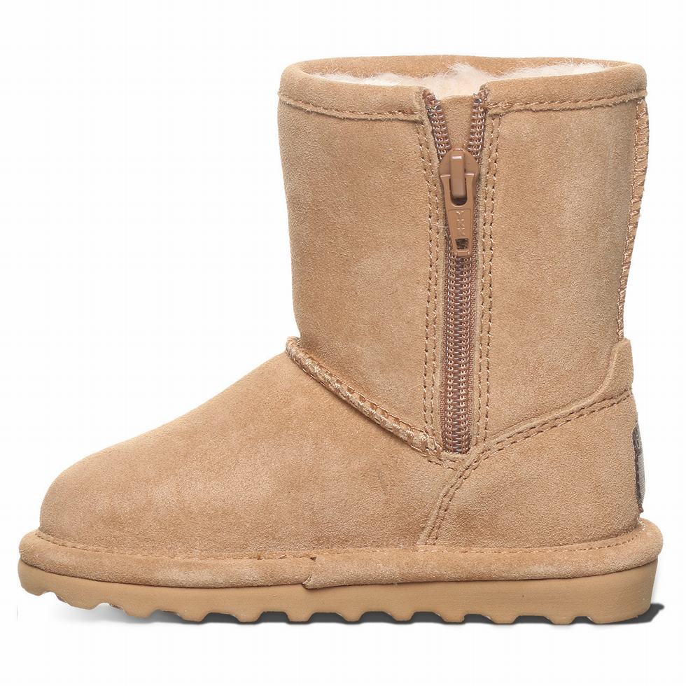 Bearpaw Elle Toddler Zipper Stiefel Kinder Braun | MXX8912LT