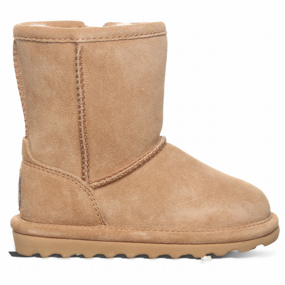 Bearpaw Elle Toddler Zipper Stiefel Kinder Braun | MXX8912LT