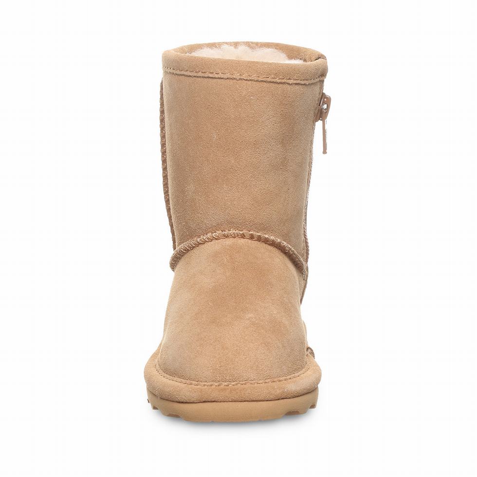 Bearpaw Elle Toddler Zipper Stiefel Kinder Braun | MXX8912LT