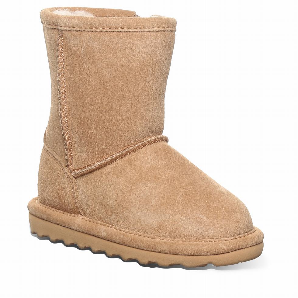 Bearpaw Elle Toddler Zipper Stiefel Kinder Braun | MXX8912LT