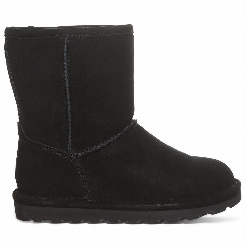 Bearpaw Elle Youth Stiefel Kinder Schwarz | ZDX7885VO