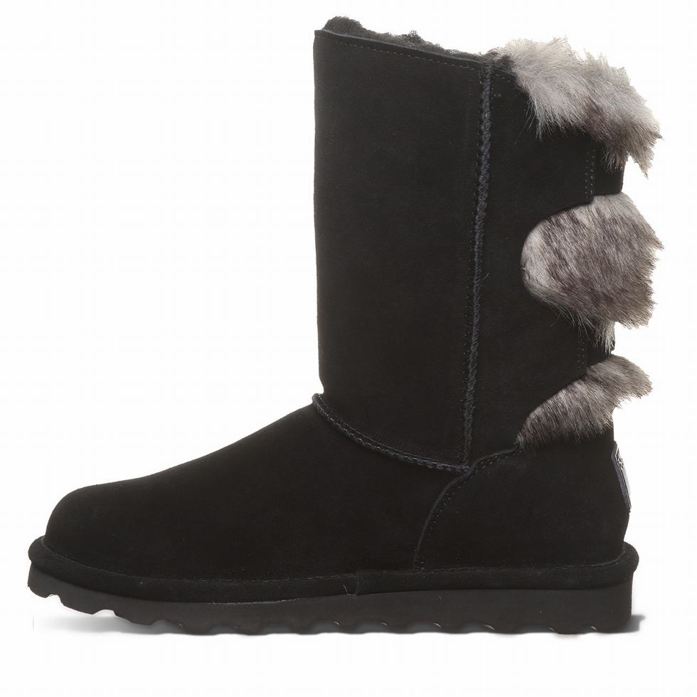 Bearpaw Eloise Wide Stiefel Damen Schwarz | USL4547SP