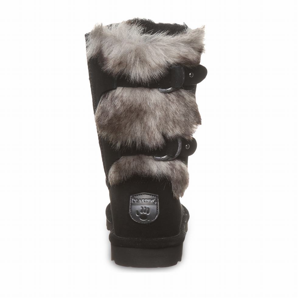 Bearpaw Eloise Wide Stiefel Damen Schwarz | USL4547SP