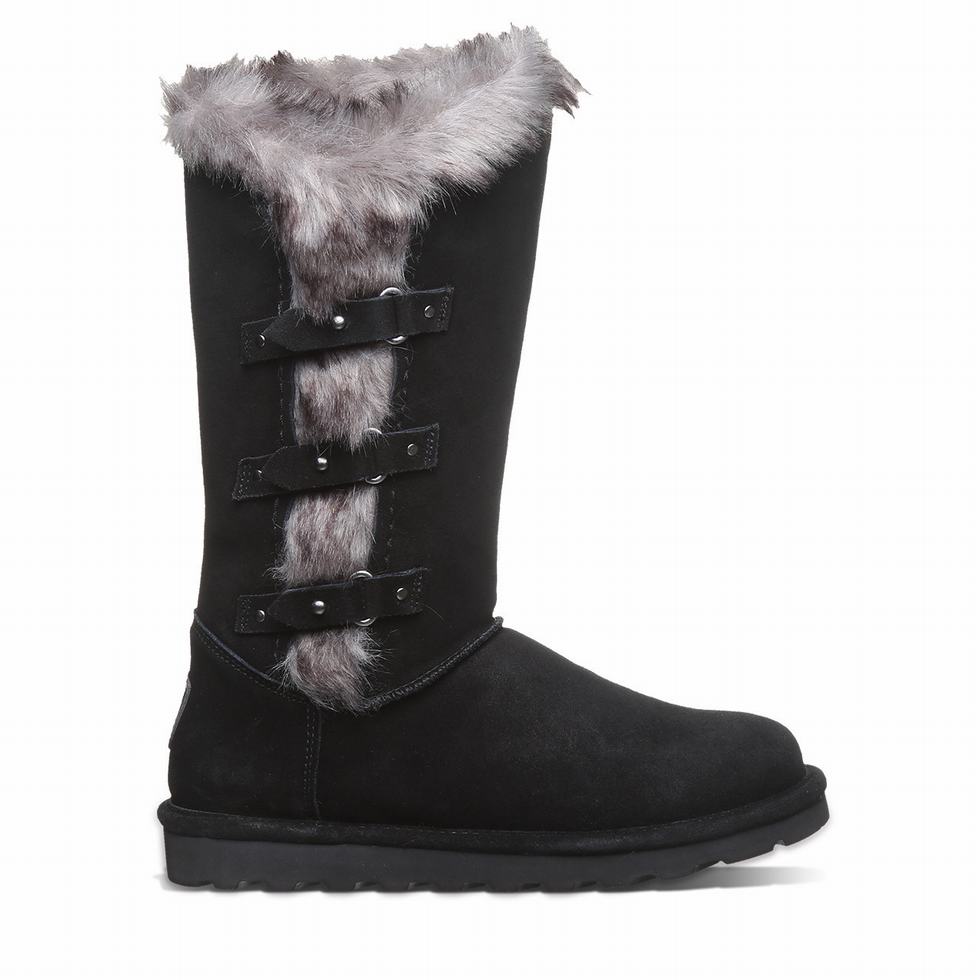 Bearpaw Emery Stiefel Damen Schwarz | AZP6657SR