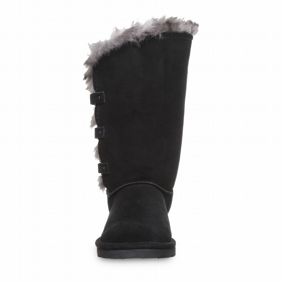 Bearpaw Emery Stiefel Damen Schwarz | AZP6657SR