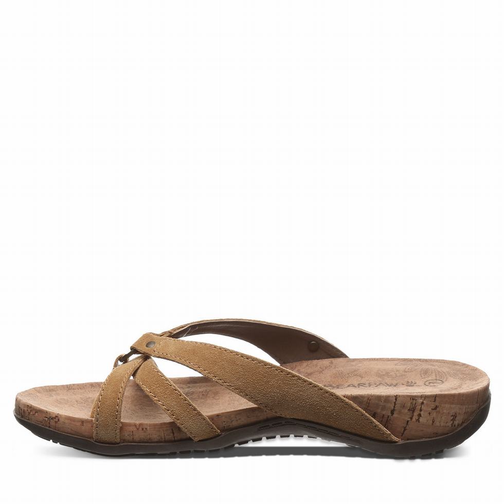 Bearpaw Fawn Sandalen Damen Braun | LOX3420OE