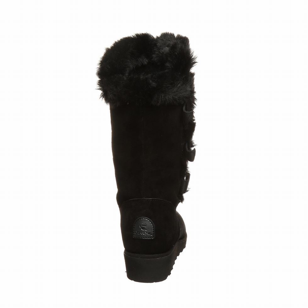 Bearpaw Genevieve Stiefel Damen Schwarz | PML9139PZ