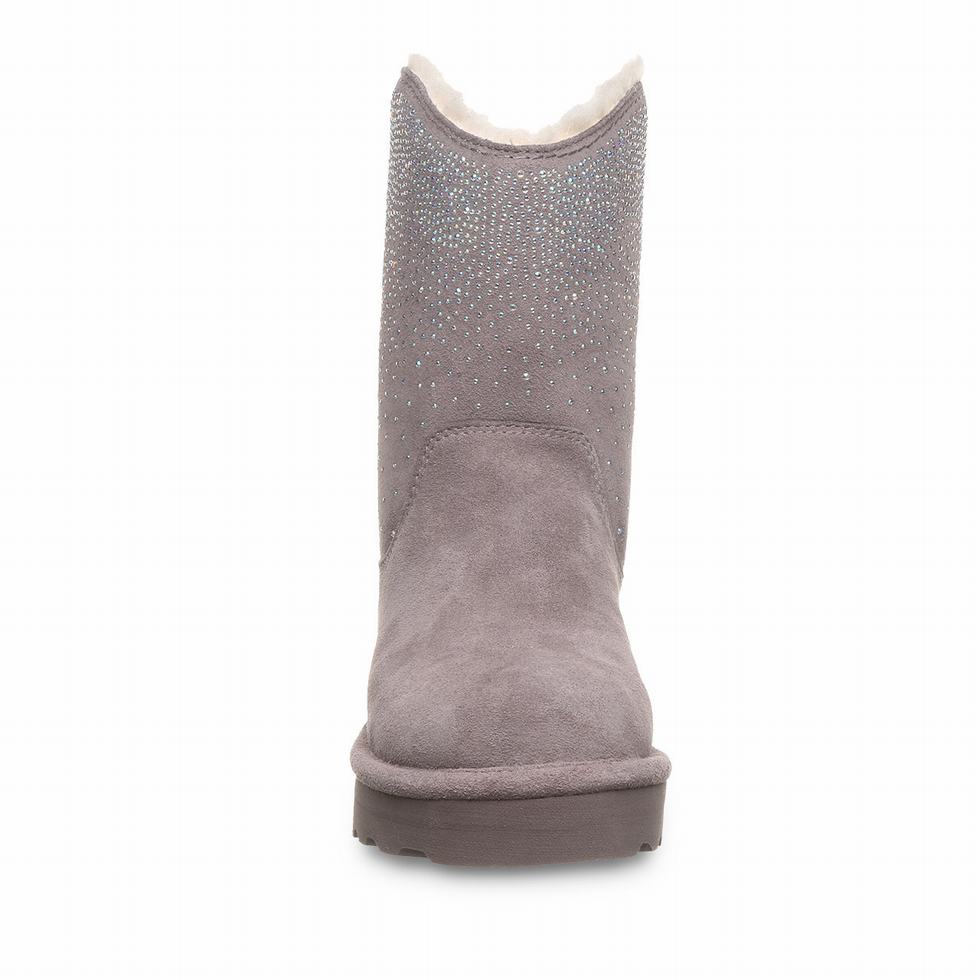 Bearpaw Glam Platform Lo Stiefel Damen Grau | ZGV4860BE