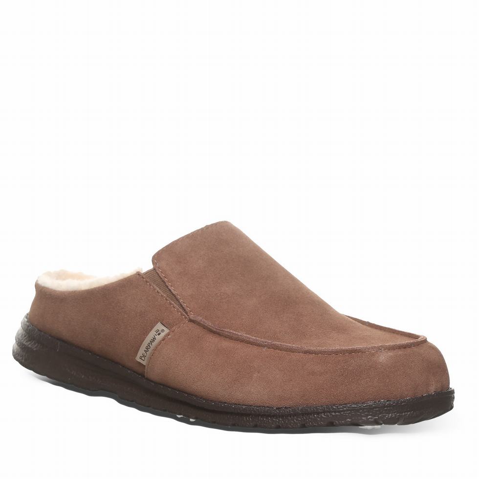 Bearpaw Joel Hausschuhe Herren Braun | GHR3181VN