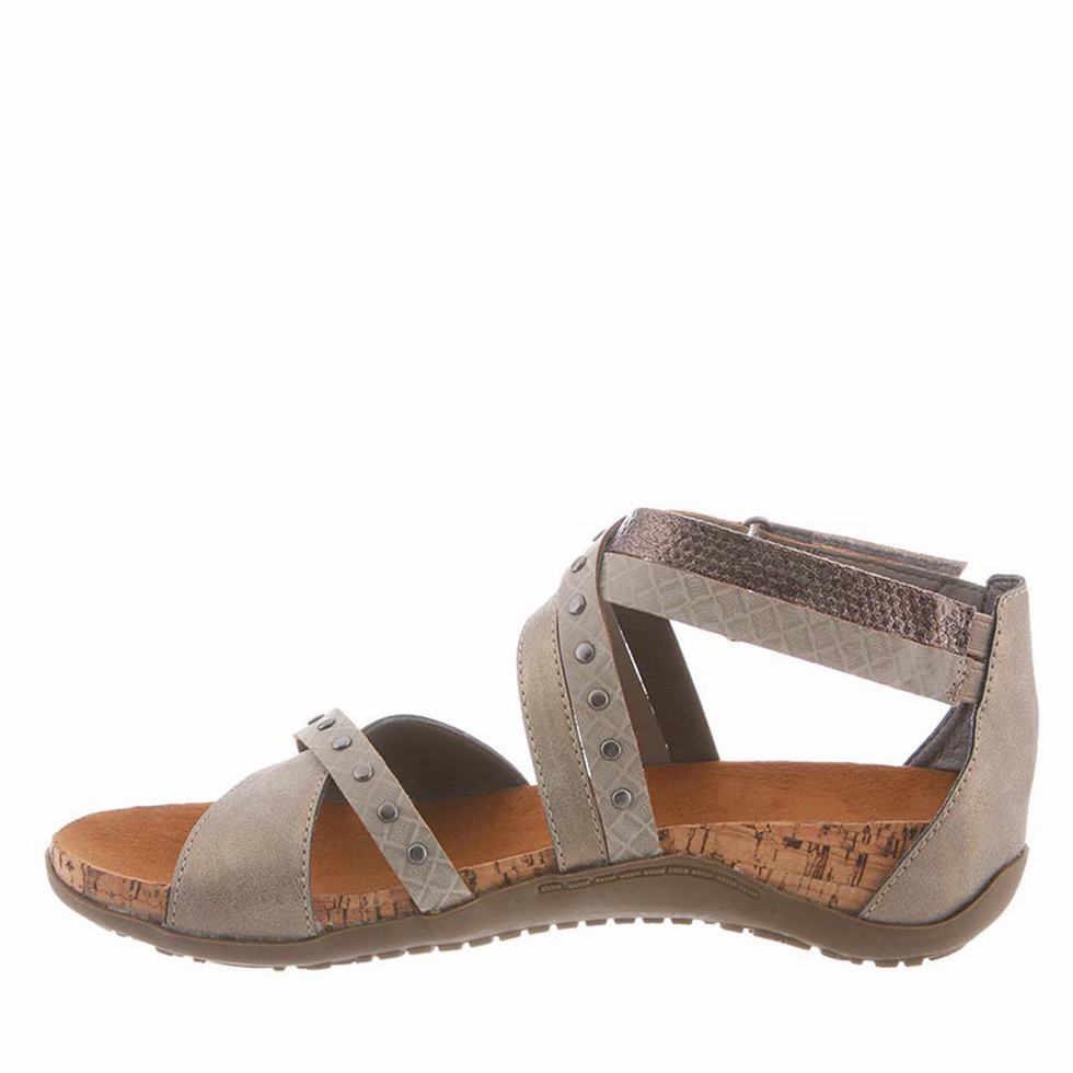 Bearpaw Julianna II Sandalen Damen Grau | HIO2949MU