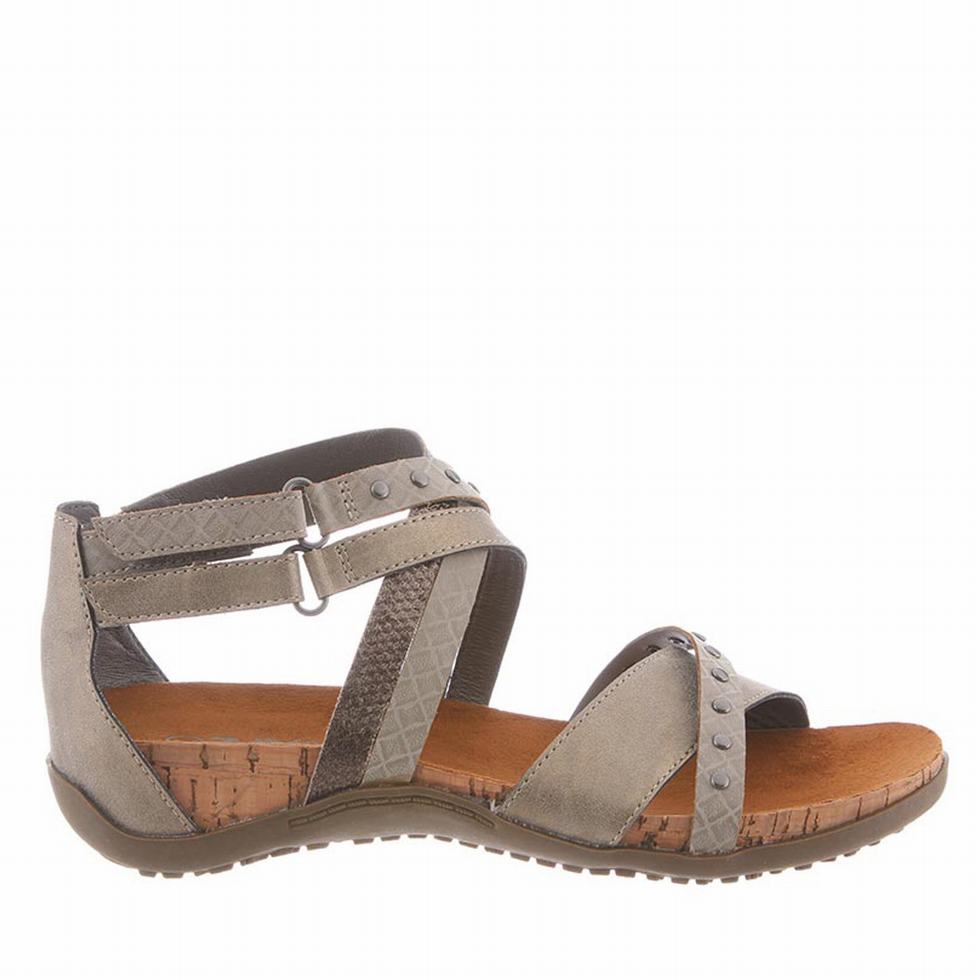 Bearpaw Julianna II Sandalen Damen Grau | HIO2949MU