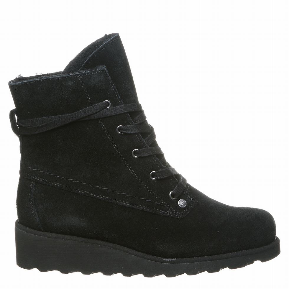 Bearpaw Krista Stiefel Damen Schwarz | ZUP3884LI