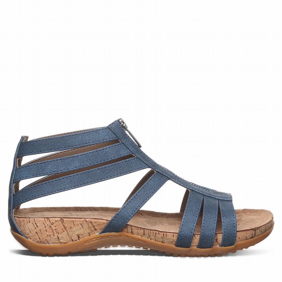 Bearpaw Layla II Sandalen Damen Blau | AJA419SK