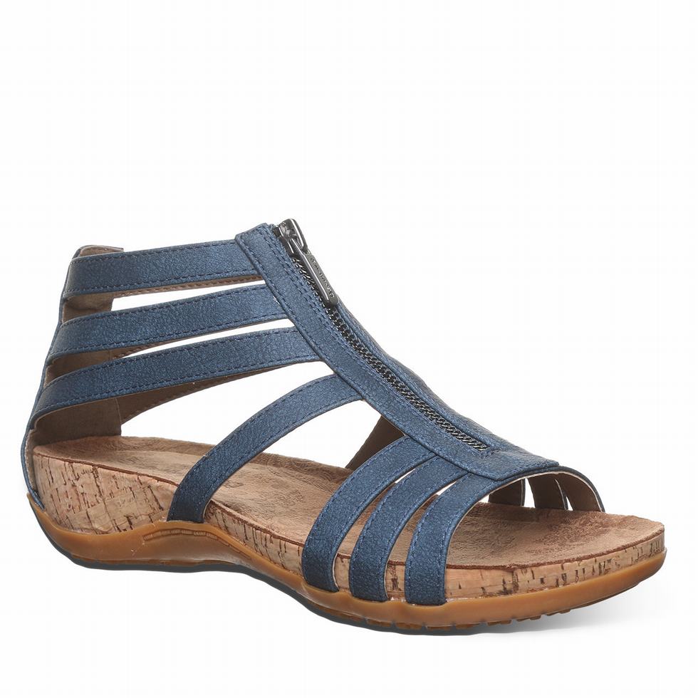 Bearpaw Layla II Sandalen Damen Blau | AJA419SK