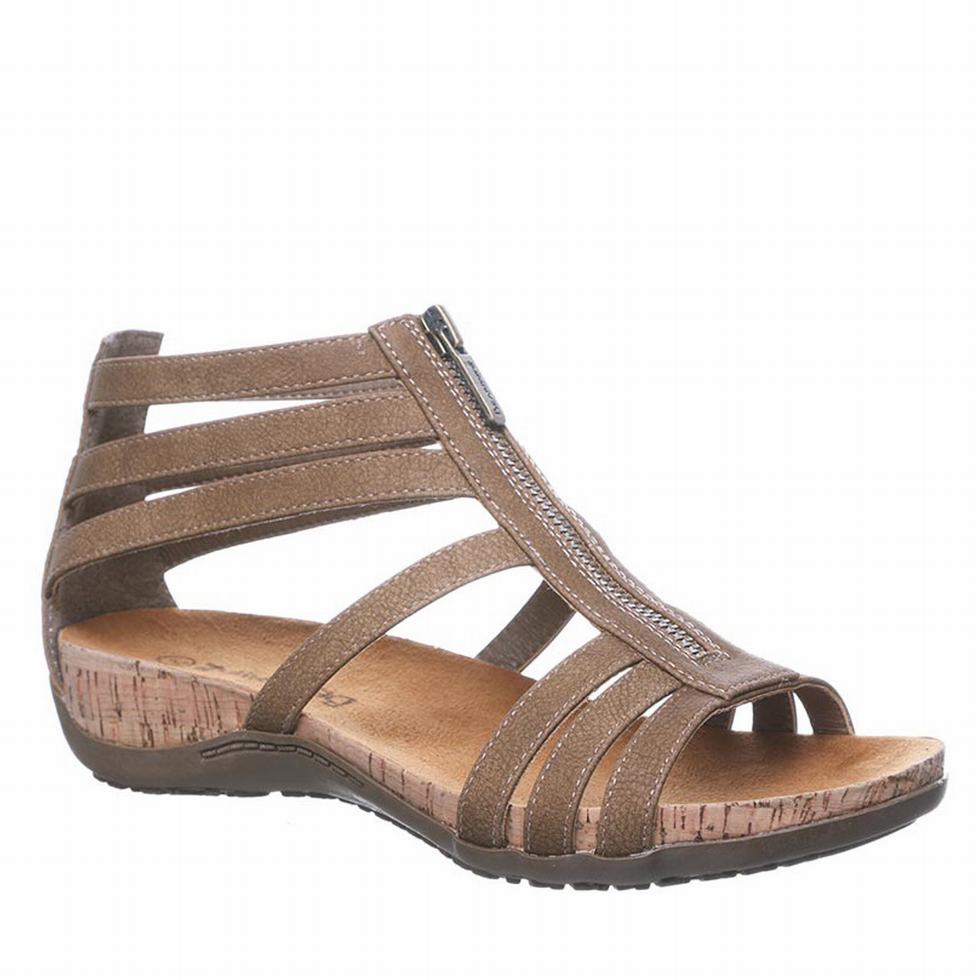 Bearpaw Layla II Sandalen Damen Braun | WJX3140IA