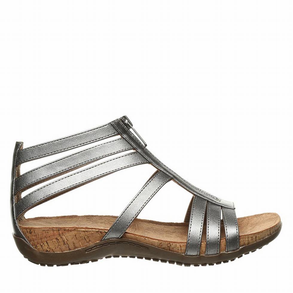 Bearpaw Layla II Sandalen Damen Grau | WXC5347PH