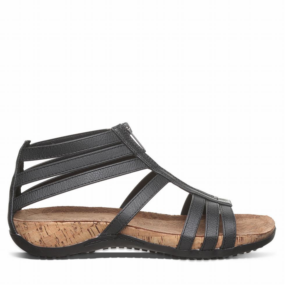 Bearpaw Layla II Sandalen Damen Schwarz | ZSQ3455BU