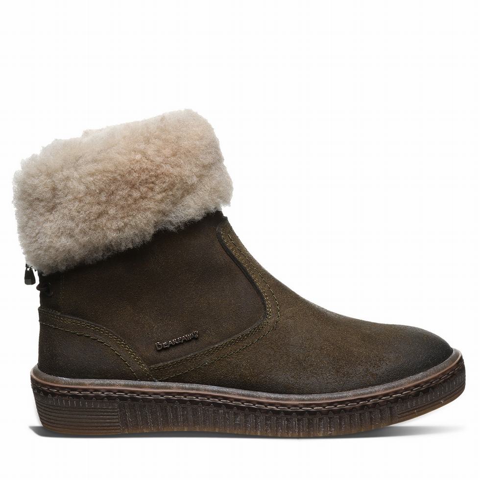 Bearpaw Leticia Stiefel Damen Grün | QTJ8551NU