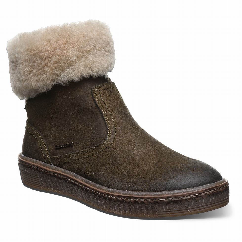 Bearpaw Leticia Stiefel Damen Grün | QTJ8551NU