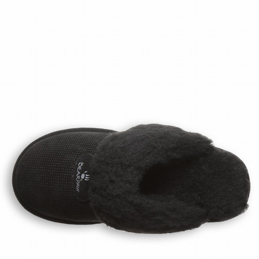 Bearpaw Loki Exotic Hausschuhe Damen Schwarz | CCB8965AK