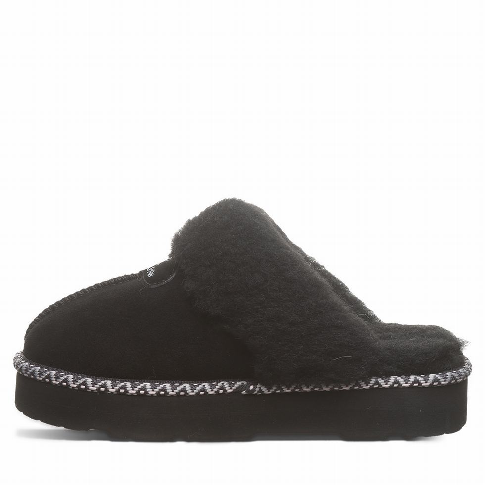 Bearpaw Loki Platform Lo Deco Hausschuhe Damen Schwarz | JPA1159LT