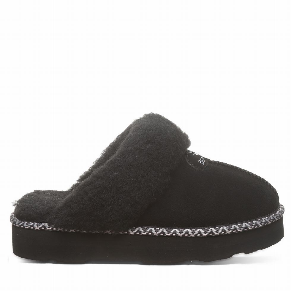 Bearpaw Loki Platform Lo Deco Hausschuhe Damen Schwarz | JPA1159LT