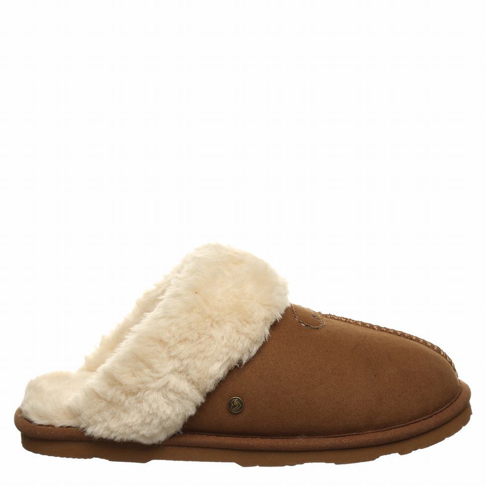 Bearpaw Loki Vegan Hausschuhe Damen Braun | GUQ7221IY