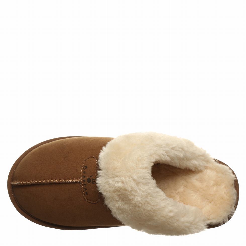 Bearpaw Loki Vegan Hausschuhe Damen Braun | GUQ7221IY