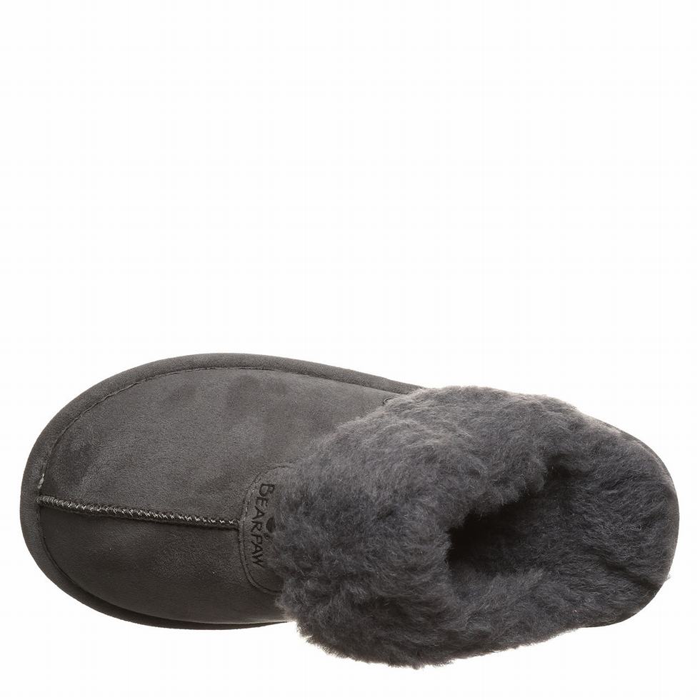 Bearpaw Loki Vegan Hausschuhe Damen Schwarz | KNH1656VS