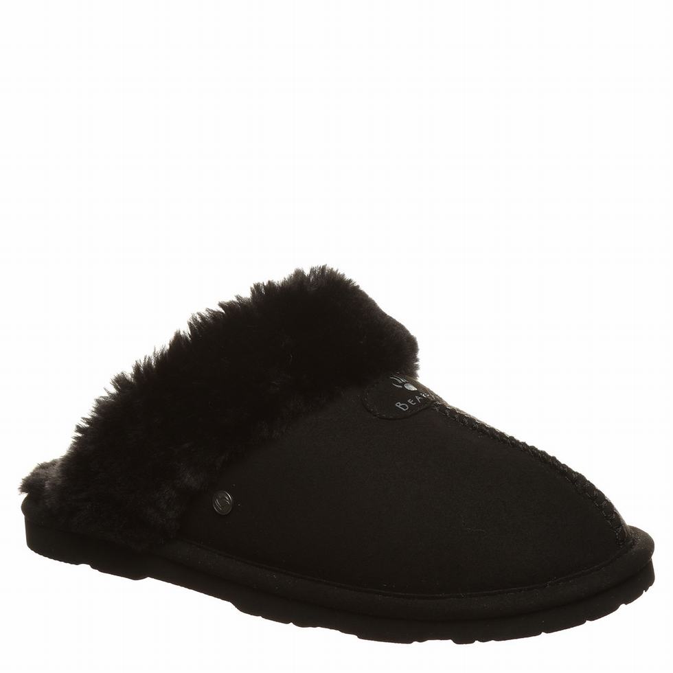 Bearpaw Loki Vegan Hausschuhe Damen Schwarz | UCS230IG