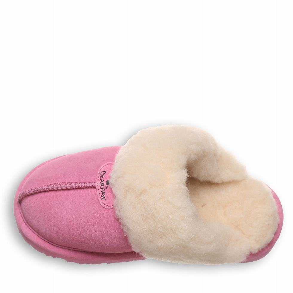 Bearpaw Loki Youth Hausschuhe Kinder Rosa | XIK3132PA