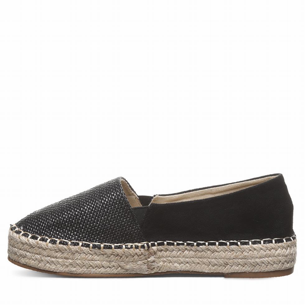 Bearpaw Macchiato Espadrilles Damen Schwarz | LTH532EB