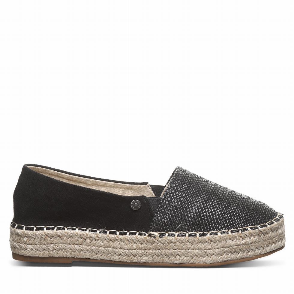 Bearpaw Macchiato Espadrilles Damen Schwarz | LTH532EB