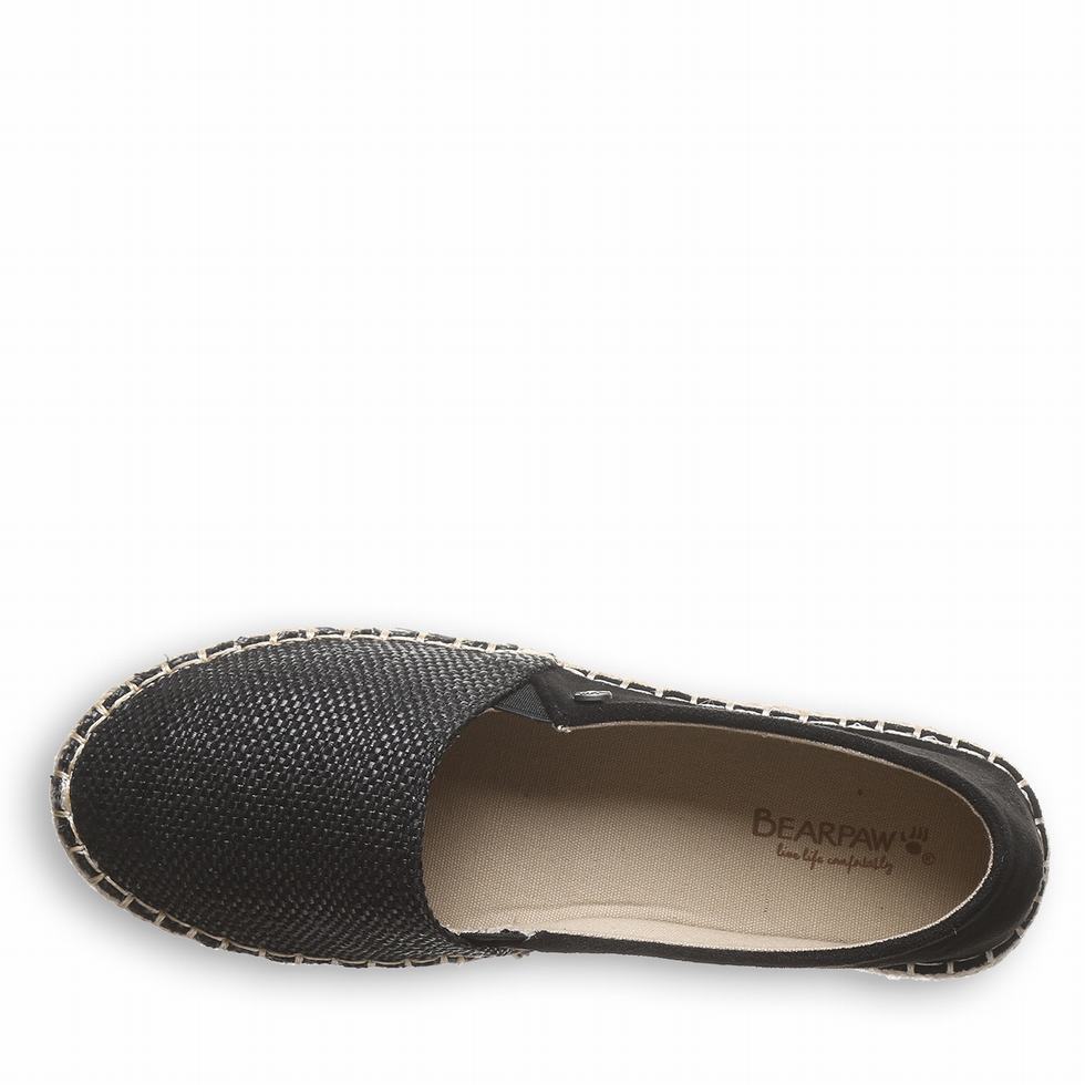 Bearpaw Macchiato Espadrilles Damen Schwarz | LTH532EB