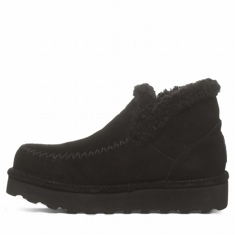 Bearpaw Maeve Platform Lo Stiefel Damen Schwarz | HWY317QI