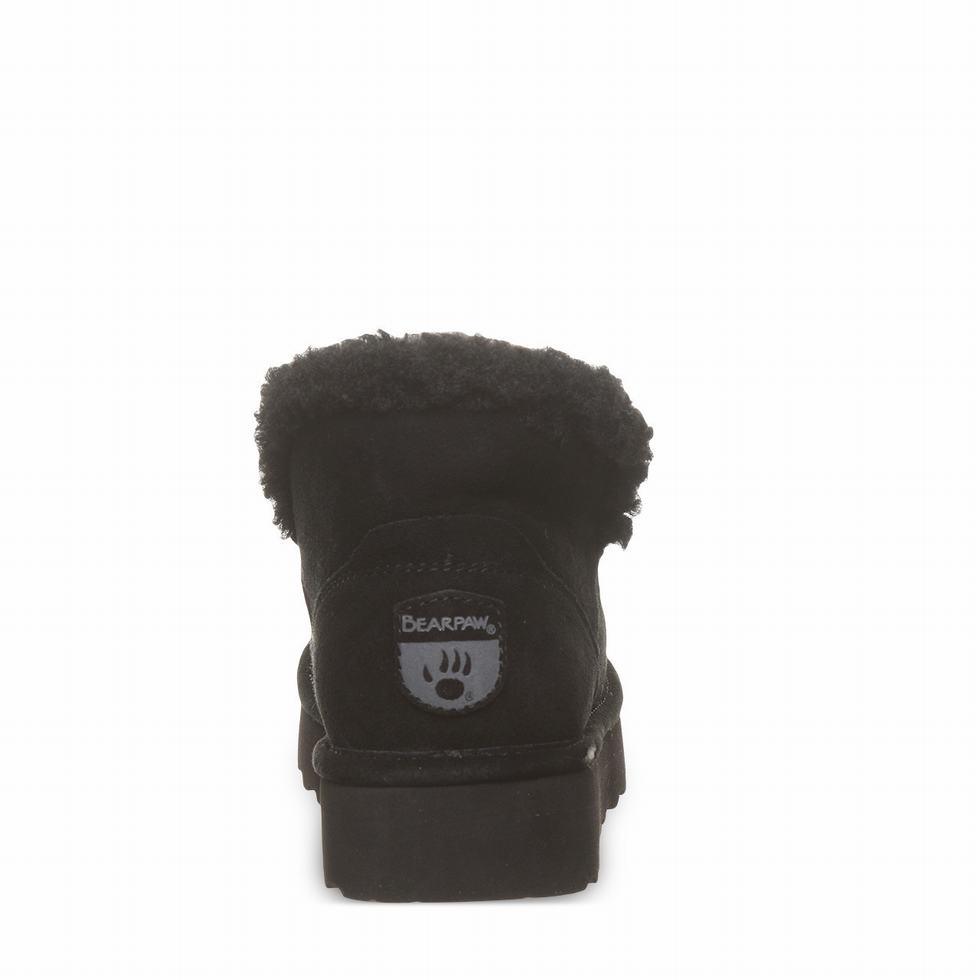 Bearpaw Maeve Platform Lo Stiefel Damen Schwarz | HWY317QI