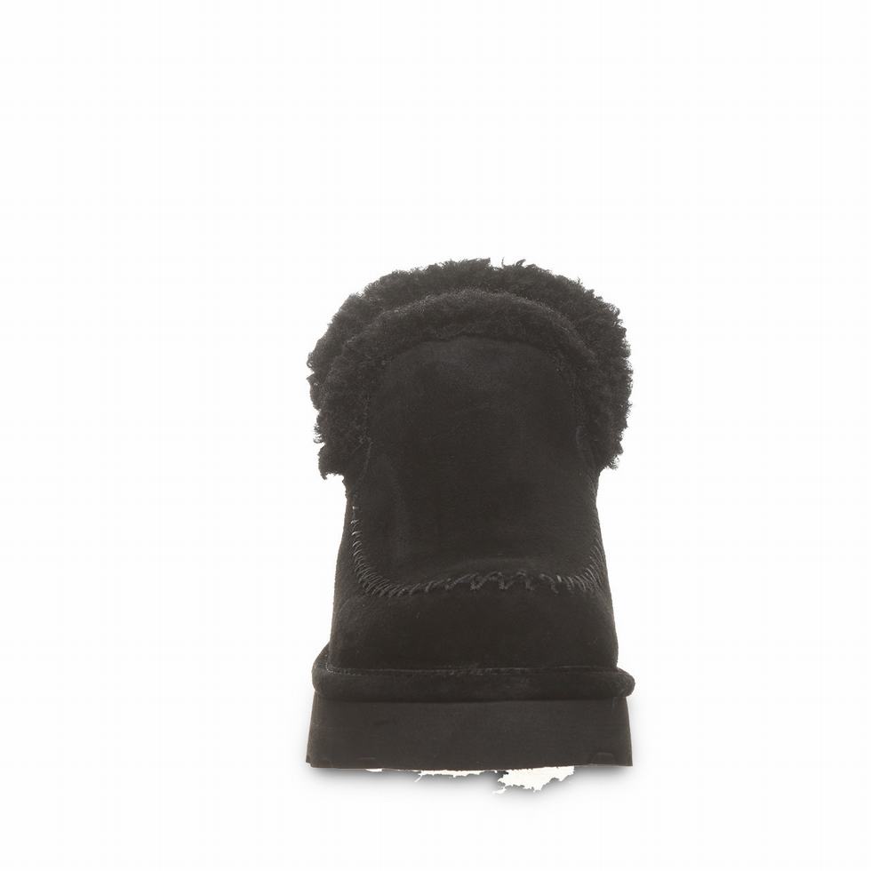 Bearpaw Maeve Platform Lo Stiefel Damen Schwarz | HWY317QI