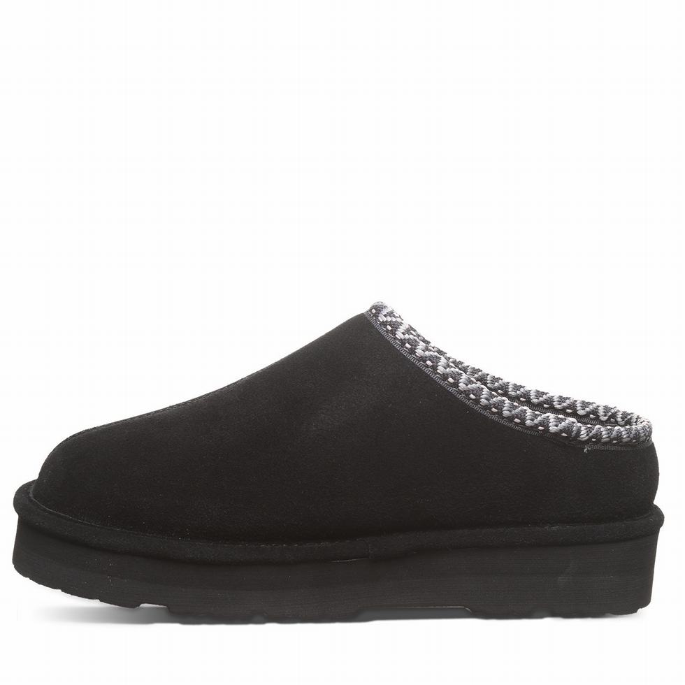 Bearpaw Martis Hausschuhe Damen Schwarz | NER6246LG