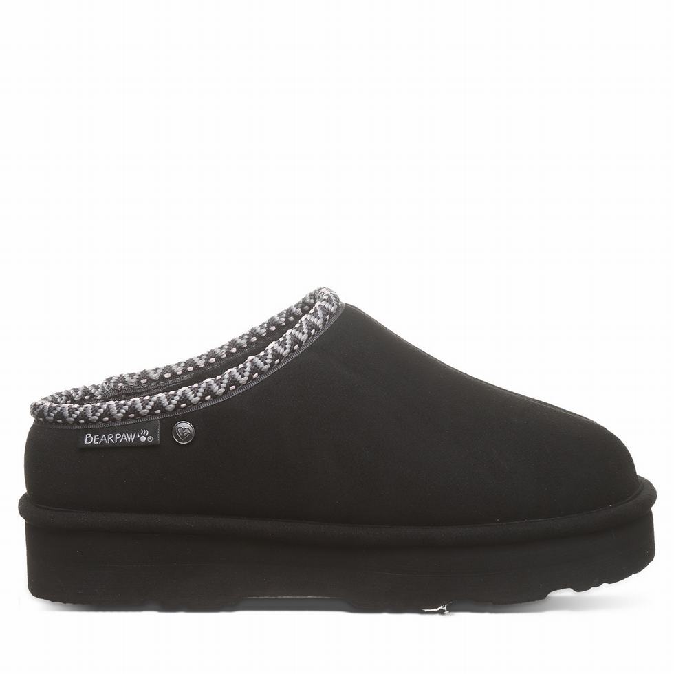 Bearpaw Martis Vegan Hausschuhe Damen Schwarz | XAK169XH