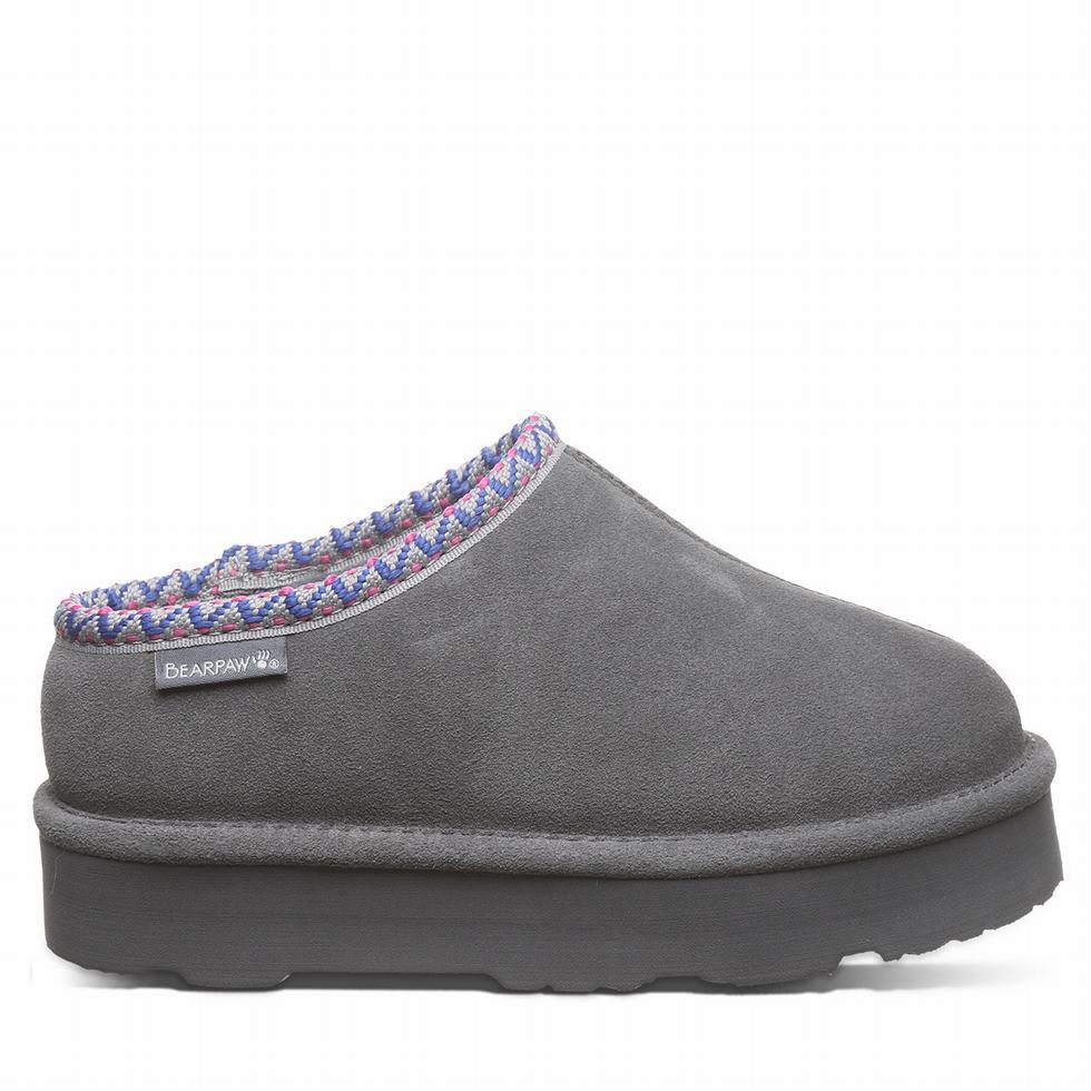 Bearpaw Martis Youth Hausschuhe Kinder Schwarz | KDM1081GD