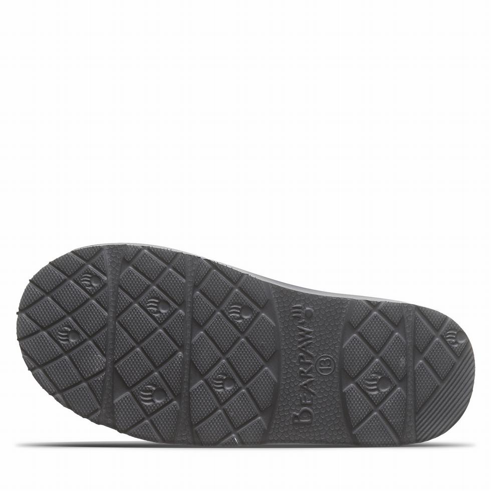 Bearpaw Martis Youth Hausschuhe Kinder Schwarz | KDM1081GD